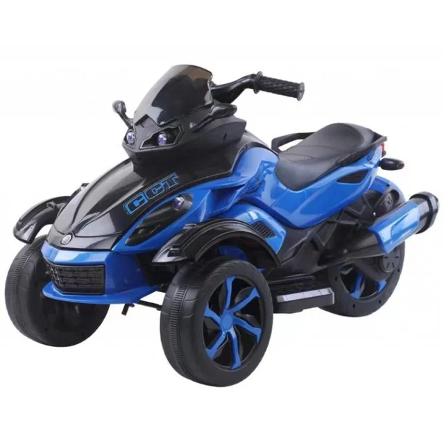 Дитячий електромотоцикл трицикл Spoko SP-610 синій