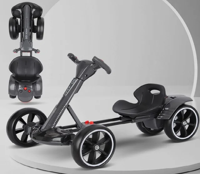 Дитячий електрокарт з пультом керування Spoko SP-V17 6V4,5 чорний